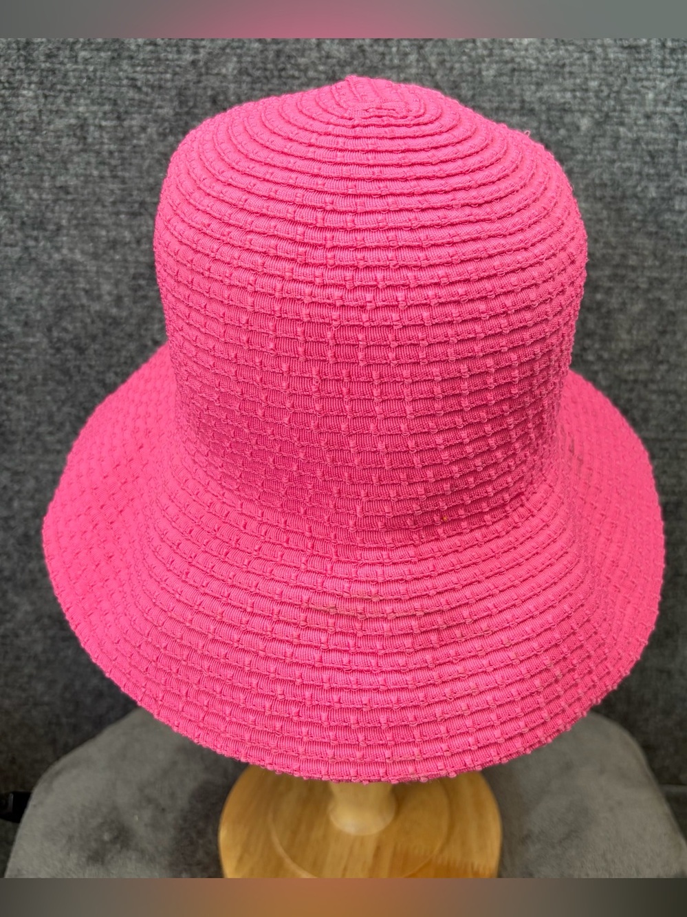 San Diego Hat Company Hot Pink Knit Bucket Hat - Picture 3 of 11